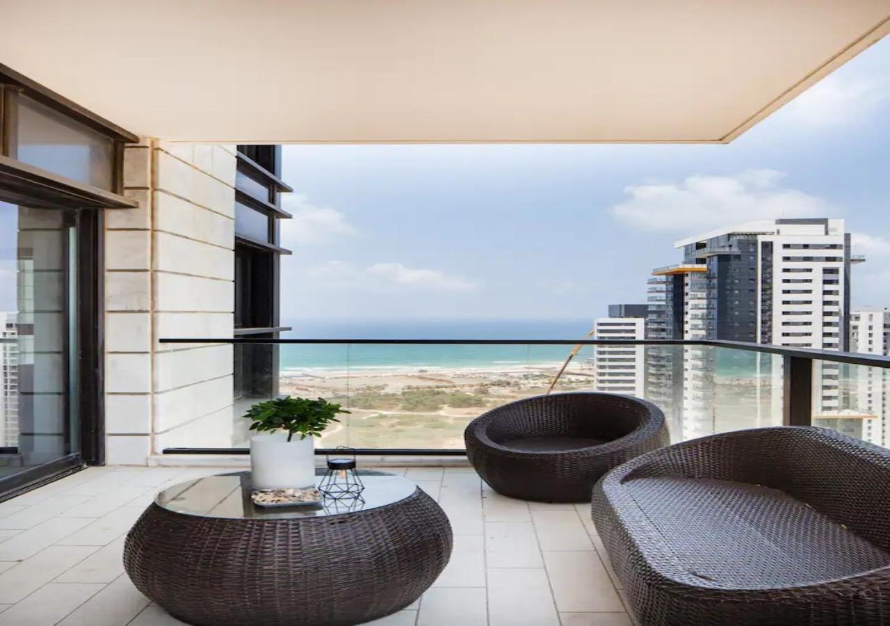 בת ים O&O Group- Special Apartment Sea View Luxury Tower מראה חיצוני תמונה